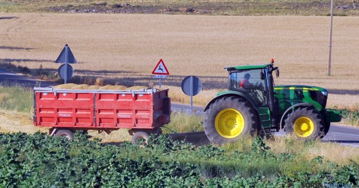 Faenas agrícolas en Renieblas este verano. / SN
