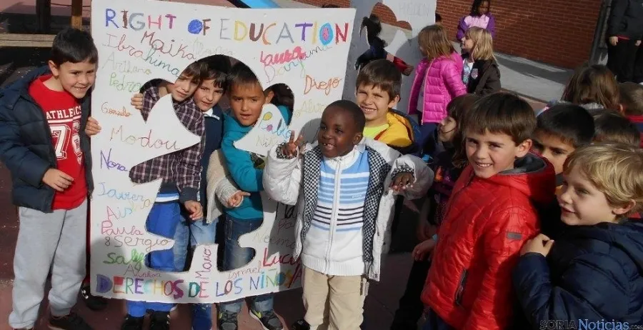 Alumnos del CEIP Infantes de Lara