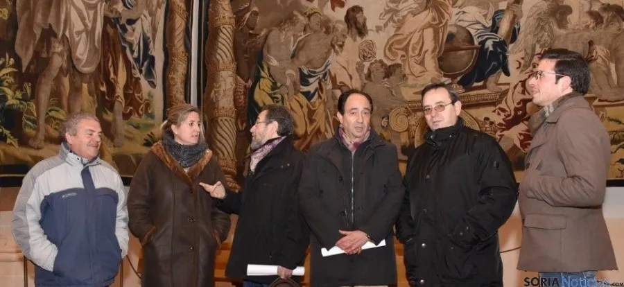 Visita a las obras de San Millán en Oncala