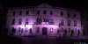 La fachada del Palacio Provincial en la noche de este martes.