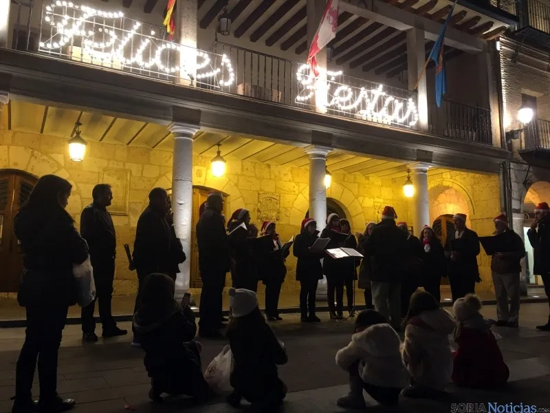 Ambiente navideño en la Villa Episcopal.