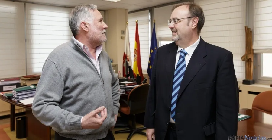 Fernando Rey (dcha.) y Ramón Ruiz este martes. / Jta.