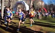 Imagen de la jornada de atletismo este domingo en la Alameda Cervantes. / SN