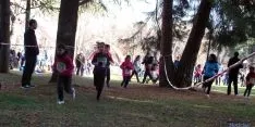 Imagen de la jornada de atletismo este domingo en la Alameda Cervantes. / SN