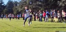 Imagen de la jornada de atletismo este domingo en la Alameda Cervantes. / SN