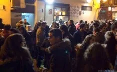 Buen ambiente esta tarde previo al 'Derbi del Moncayo'. / SN