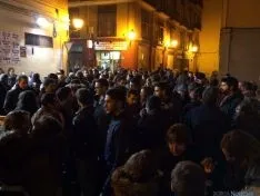 Buen ambiente esta tarde previo al 'Derbi del Moncayo'. / SN