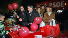 Imagen del cierre de campaña en el centro de Soria. / SN