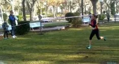 Imagen de la jornada de atletismo este domingo en la Alameda Cervantes. / SN