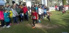 Imagen de la jornada de atletismo este domingo en la Alameda Cervantes. / SN