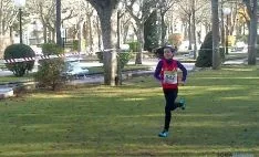 Imagen de la jornada de atletismo este domingo en la Alameda Cervantes. / SN
