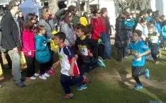 Imagen de la jornada de atletismo este domingo en la Alameda Cervantes. / SN