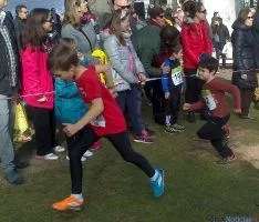 Imagen de la jornada de atletismo este domingo en la Alameda Cervantes. / SN