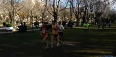 Imagen de la jornada de atletismo este domingo en la Alameda Cervantes. / SN