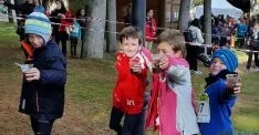 Imagen de la jornada de atletismo este domingo en la Alameda Cervantes. / SN