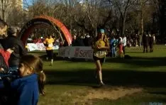 Imagen de la jornada de atletismo este domingo en la Alameda Cervantes. / SN