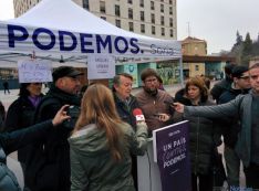 Una imagen de la campaña de Podemos.