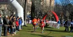 Imagen de la jornada de atletismo este domingo en la Alameda Cervantes. / SN