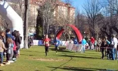Imagen de la jornada de atletismo este domingo en la Alameda Cervantes. / SN