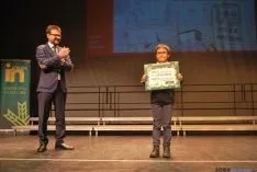 Imagen de la entrega de premios./SN