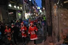 Imagen de la carrera navideña de este sábado. / SN