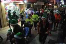 Imagen de la carrera navideña de este sábado. / SN