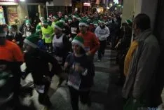 Imagen de la carrera navideña de este sábado. / SN
