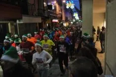 Imagen de la carrera navideña de este sábado. / SN