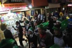 Imagen de la carrera navideña de este sábado. / SN