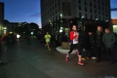 Imagen de la carrera navideña de este sábado. / SN
