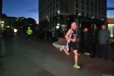 Imagen de la carrera navideña de este sábado. / SN