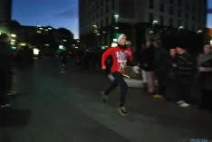 Imagen de la carrera navideña de este sábado. / SN