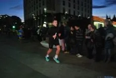 Imagen de la carrera navideña de este sábado. / SN
