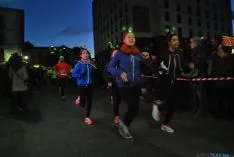 Imagen de la carrera navideña de este sábado. / SN