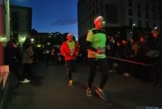 Imagen de la carrera navideña de este sábado. / SN