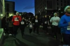 Imagen de la carrera navideña de este sábado. / SN