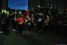 Imagen de la carrera navideña de este sábado. / SN