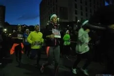 Imagen de la carrera navideña de este sábado. / SN