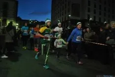 Imagen de la carrera navideña de este sábado. / SN