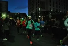 Imagen de la carrera navideña de este sábado. / SN