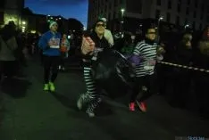 Imagen de la carrera navideña de este sábado. / SN