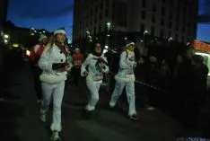 Imagen de la carrera navideña de este sábado. / SN