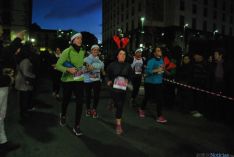 Imagen de la carrera navideña de este sábado. / SN