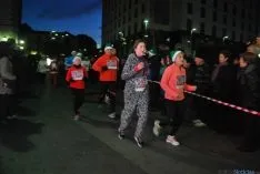 Imagen de la carrera navideña de este sábado. / SN
