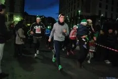 Imagen de la carrera navideña de este sábado. / SN