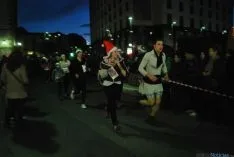 Imagen de la carrera navideña de este sábado. / SN