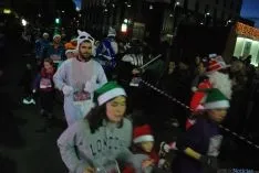 Imagen de la carrera navideña de este sábado. / SN