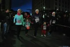 Imagen de la carrera navideña de este sábado. / SN