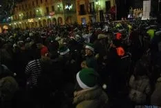Imagen de la carrera navideña de este sábado. / SN