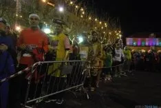 Imagen de la carrera navideña de este sábado. / SN